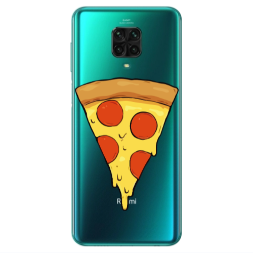 Xiaomi Redmi Note 9S Pizza Slice Transparent Silicone TPU Θήκη
