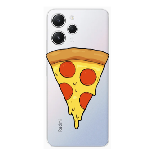Xiaomi Redmi 12 Pizza Slice Transparent Silicone TPU Θήκη