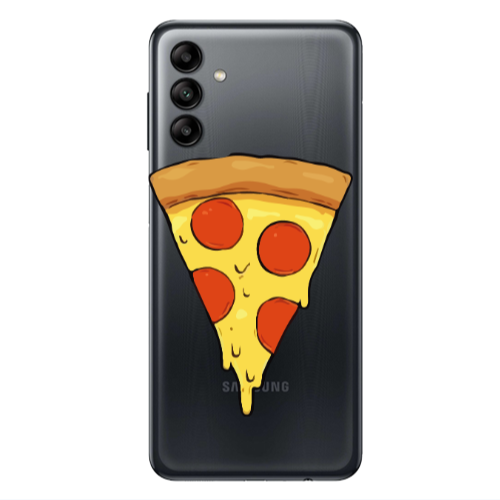 Samsung A13 5G Pizza Slice Transparent Silicone TPU Θήκη