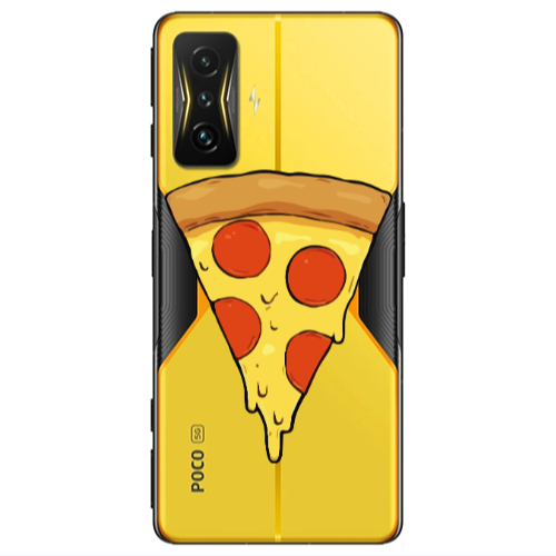 Xiaomi Poco F4 Gt Pizza Slice Transparent Silicone TPU Θήκη