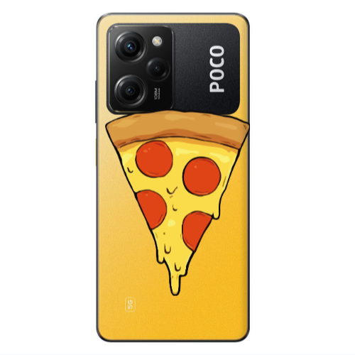 Xiaomi Poco X5 Pro Pizza Slice Transparent Silicone TPU Θήκη