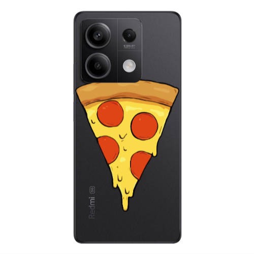 Xiaomi Redmi Note 13 5G Pizza Slice Transparent Silicone TPU Θήκη