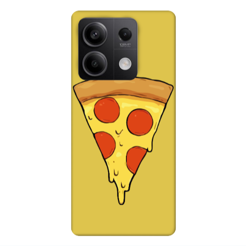 Xiaomi Redmi Note 13 5G Pizza Slice Yellow Colored Silicone TPU Θήκη