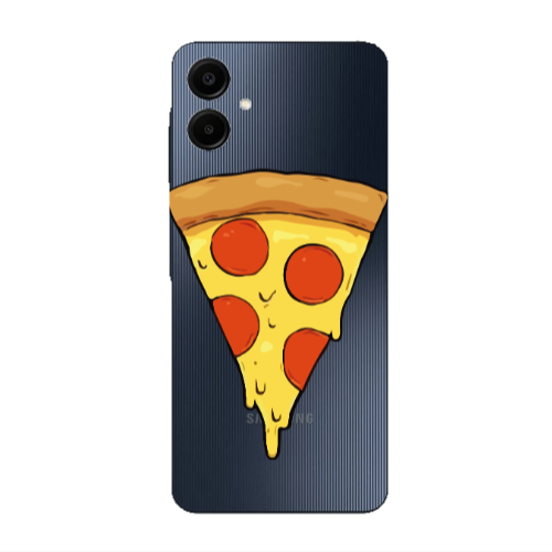Samsung A06 Pizza Slice Transparent Silicone TPU Θήκη