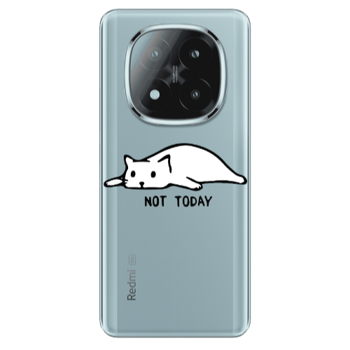 Xiaomi Redmi Note 14 Pro + 5g Not Today Transparent Silicone TPU Θήκη