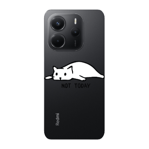 Xiaomi Redmi Note 14 Not Today Transparent Silicone TPU Θήκη