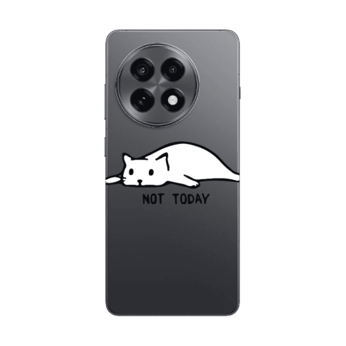 Oneplus 13 5G Not Today Transparent Silicone TPU Θήκη