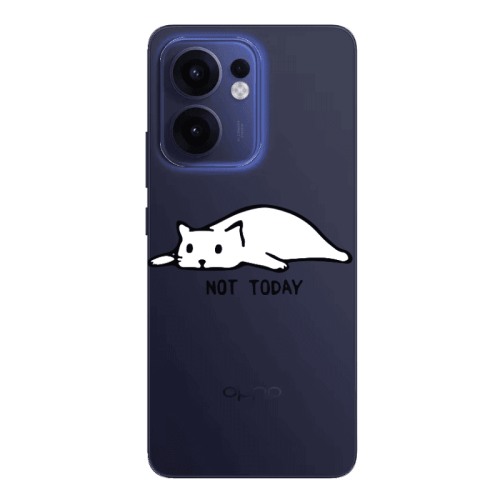 Oppo Reno13 FS Not Today Transparent Silicone TPU Θήκη