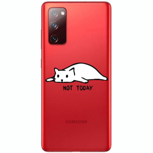 Samsung S20 FE Not Today Transparent Silicone TPU Θήκη