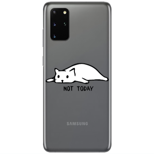 Samsung S20 Plus Not Today Transparent Silicone TPU Θήκη