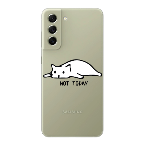 Samsung S22 Plus Not Today Transparent Silicone TPU Θήκη