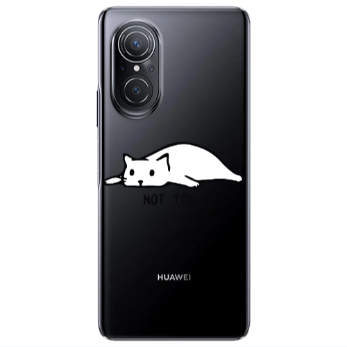 Huawei Nova 9 SE Not Today Transparent Silicone TPU Θήκη