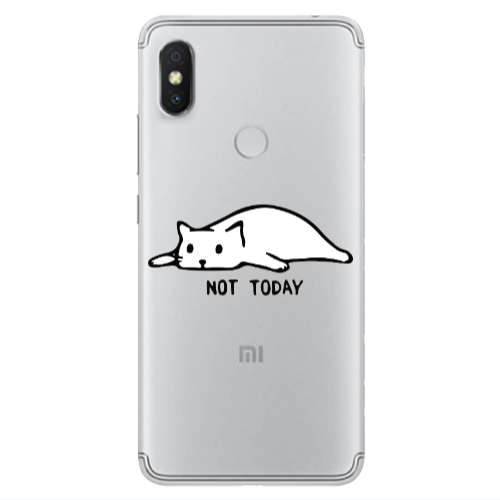 Xiaomi Redmi S2 Not Today Transparent Silicone TPU Θήκη