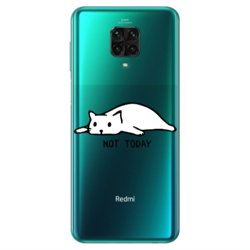 Xiaomi Redmi Note 9S Not Today Transparent Silicone TPU Θήκη