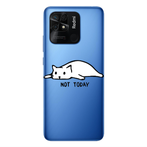Xiaomi Poco C40 Not Today Transparent Silicone TPU Θήκη