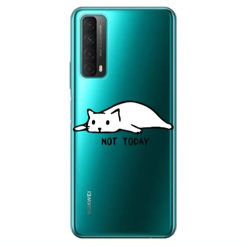 Huawei P Smart 2021 Not Today Transparent Silicone TPU Θήκη