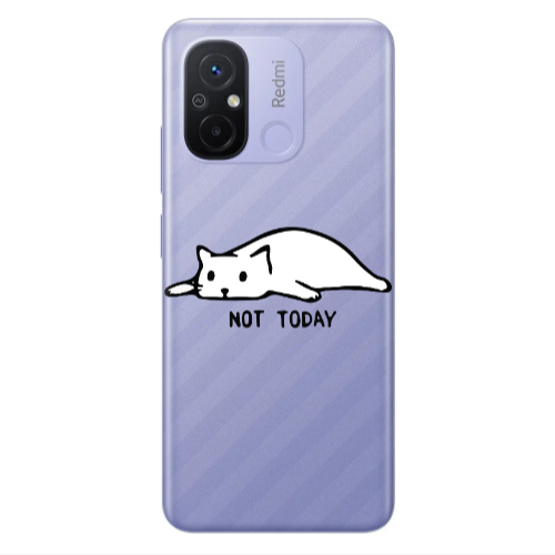 Xiaomi Redmi 12C Not Today Transparent Silicone TPU Θήκη