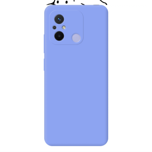 Xiaomi Redmi 12C Not Today Light Purple Colored Silicone TPU Θήκη