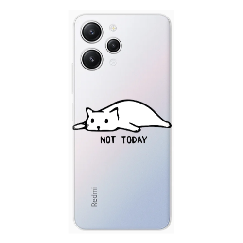 Xiaomi Redmi 12 Not Today Transparent Silicone TPU Θήκη