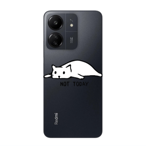Xiaomi Redmi 13C Not Today Transparent Silicone TPU Θήκη