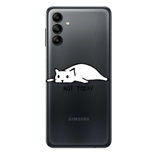 Samsung A13 5G Not Today Transparent Silicone TPU Θήκη