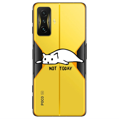 Xiaomi Poco F4 Gt Not Today Transparent Silicone TPU Θήκη