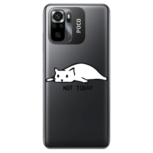 Xiaomi Poco M5 s Not Today Transparent Silicone TPU Θήκη