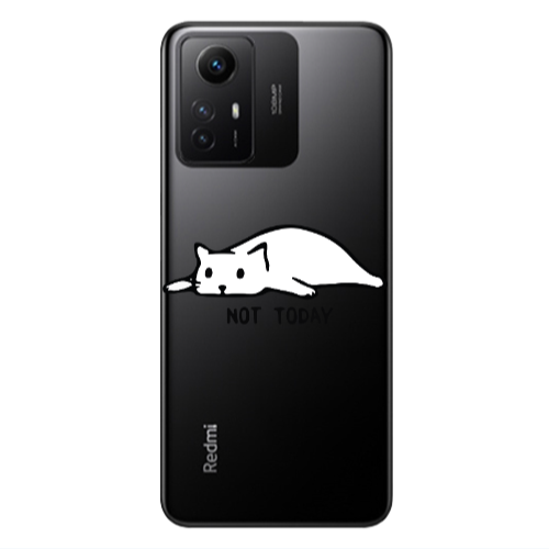 Xiaomi Redmi Note 12s Not Today Transparent Silicone TPU Θήκη