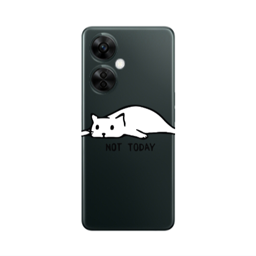 Oneplus Nord CE 3 Lite 5G Not Today Transparent Silicone TPU Θήκη