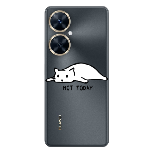 Huawei Nova 11i Not Today Transparent Silicone TPU Θήκη