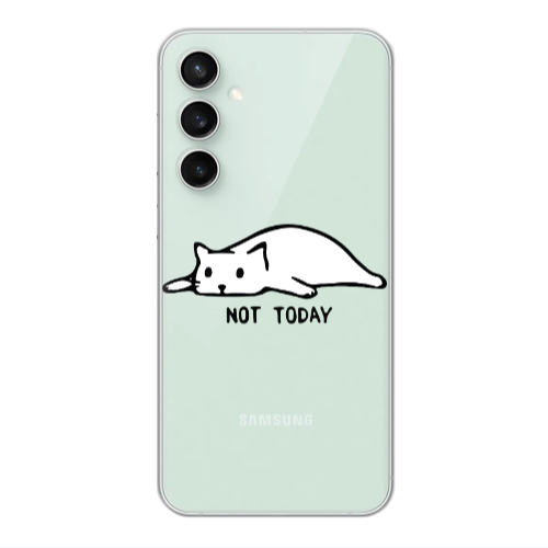 Samsung S24 Plus Not Today Transparent Silicone TPU Θήκη