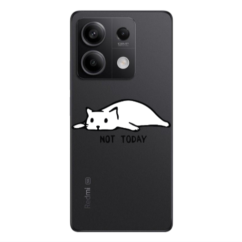 Xiaomi Redmi Note 13Pro 5G Not Today Transparent Silicone TPU Θήκη