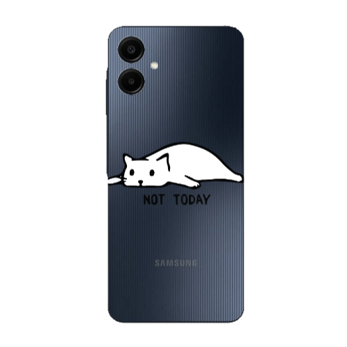 Samsung A06 Not Today Transparent Silicone TPU Θήκη