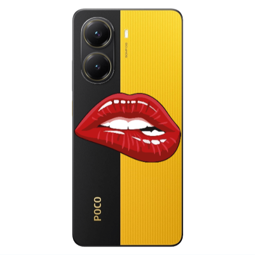 Xiaomi Poco X7 Pro Shiny Lips Transparent Silicone TPU Θήκη