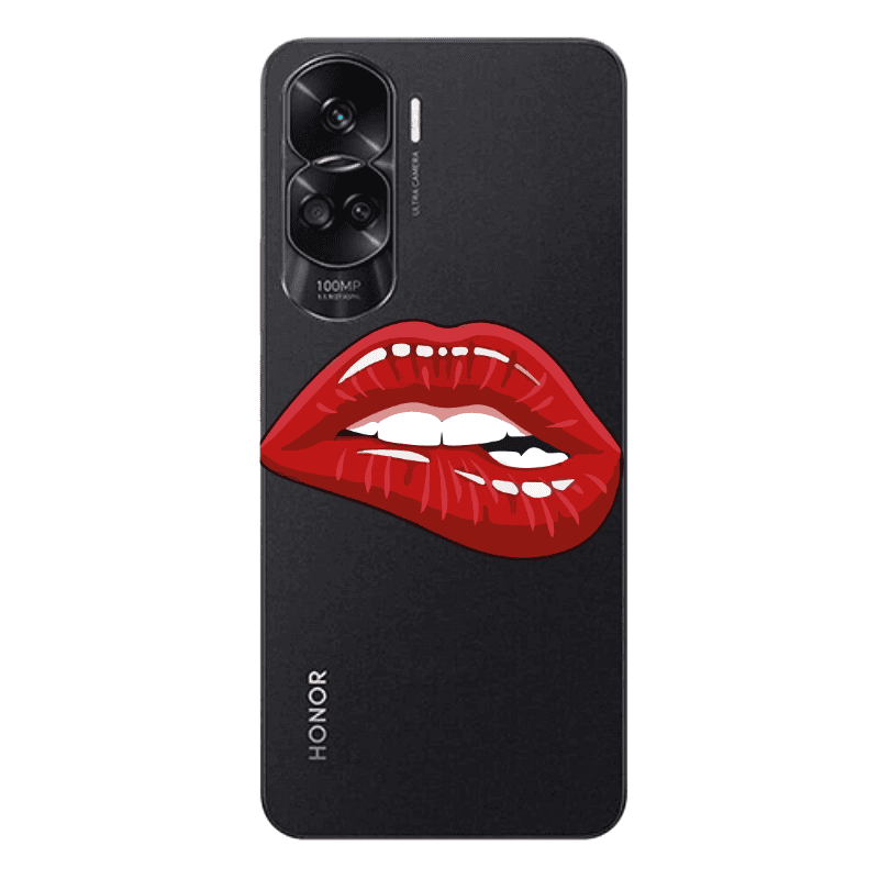 Honor 90 Lite 5G Shiny Lips Transparent Silicone TPU Θήκη