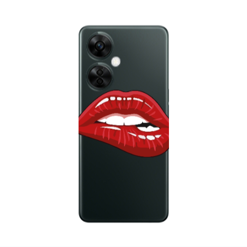 Oneplus Nord CE 3 Lite 5G Shiny Lips Transparent Silicone TPU Θήκη