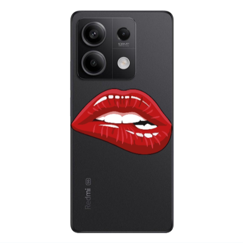 Xiaomi Redmi Note 13 5G Shiny Lips Transparent Silicone TPU Θήκη