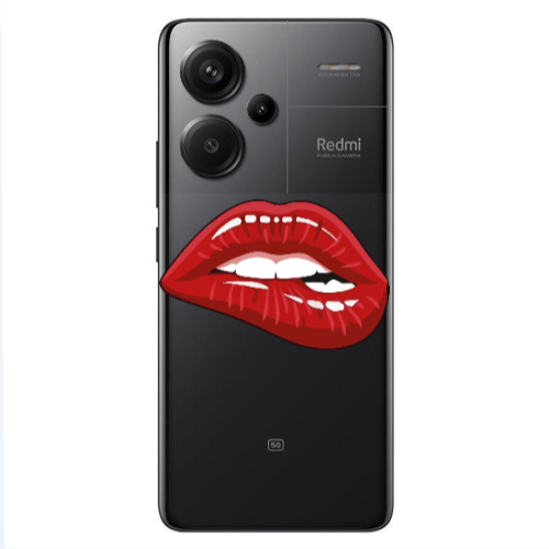 Xiaomi Redmi Note 13 Pro+ 5G  Shiny Lips Transparent Silicone TPU Θήκη