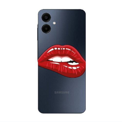 Samsung A06 Shiny Lips Transparent Silicone TPU Θήκη