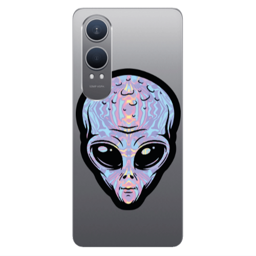 Oneplus Nord Ce 4 lite Alien Transparent Silicone TPU Θήκη