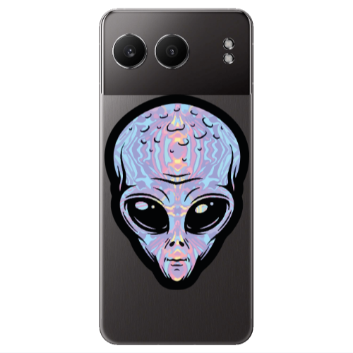 Oneplus Nord 4 Alien Transparent Silicone TPU Θήκη
