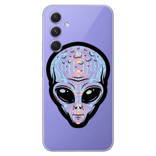 Samsung A56 Alien Transparent Silicone TPU Θήκη