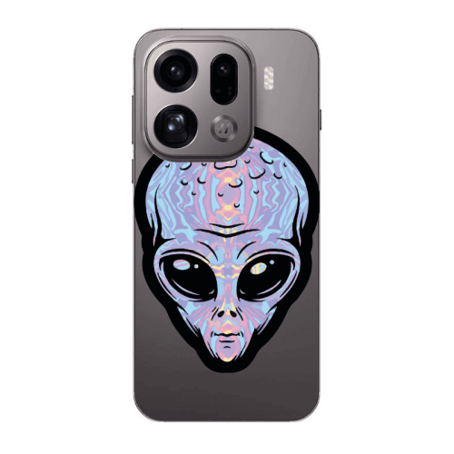 Oppo Find X9 Pro Alien Transparent Silicone TPU Θήκη
