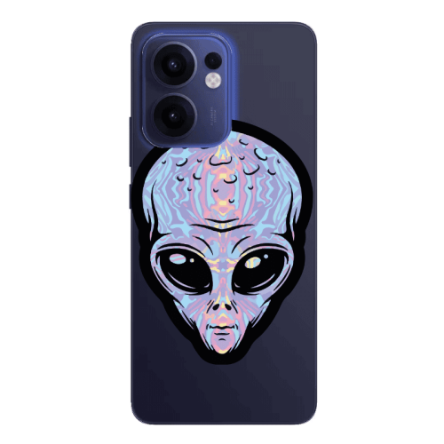 Oppo Reno13 FS Alien Transparent Silicone TPU Θήκη
