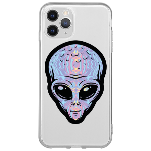 Apple iPhone 13 Pro Max Alien Transparent Silicone TPU Θήκη