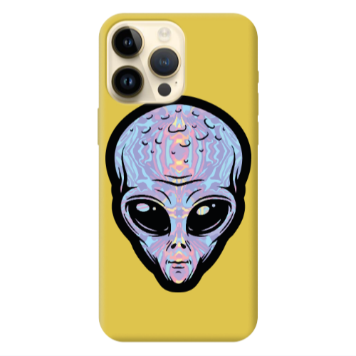 Apple iPhone 13 Pro Max Alien Yellow Colored Silicone TPU Θήκη