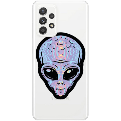 Samsung A52 Alien Transparent Silicone TPU Θήκη