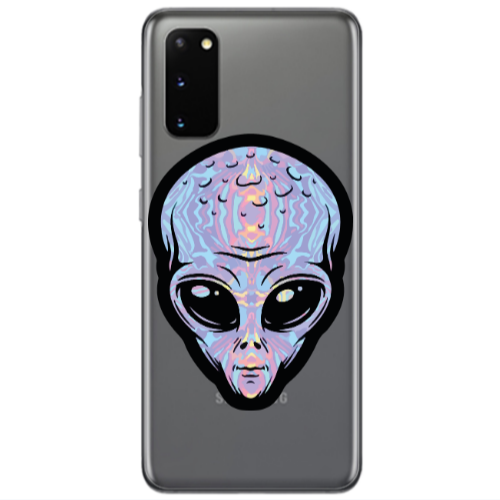 Samsung S20 Alien Transparent Silicone TPU Θήκη