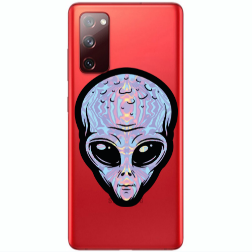 Samsung S20 FE Alien Transparent Silicone TPU Θήκη