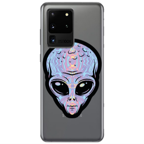 Samsung S20 Ultra Alien Transparent Silicone TPU Θήκη